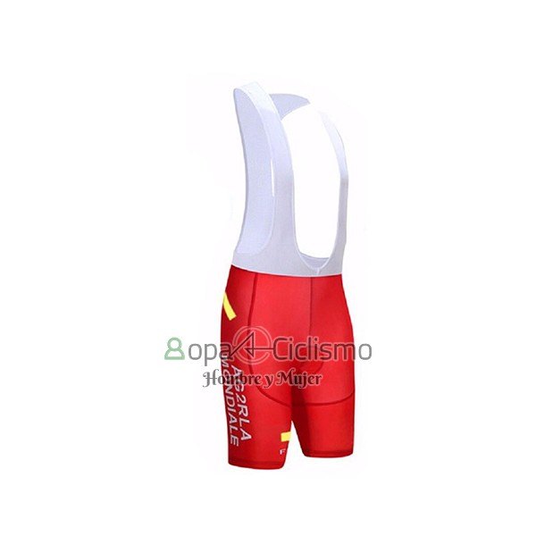 Ag2rla Ropa Ciclismo Culotte Corto 2017 Mangas Cortas Mondiale Blanco